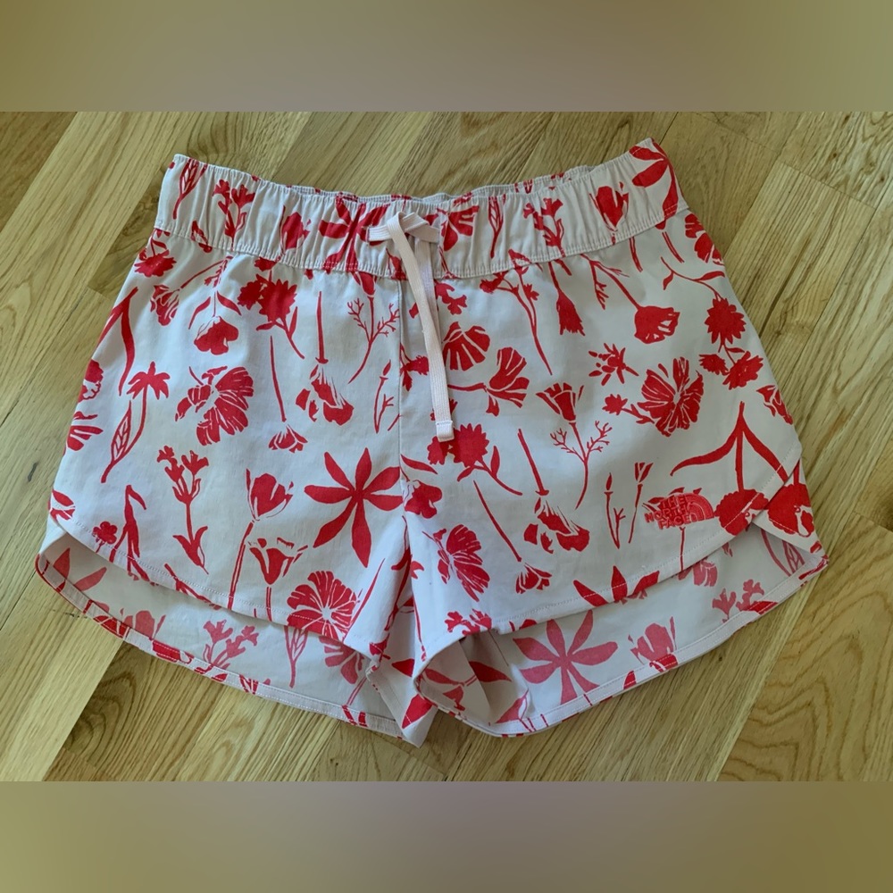 North Face class v mini shorts sz small